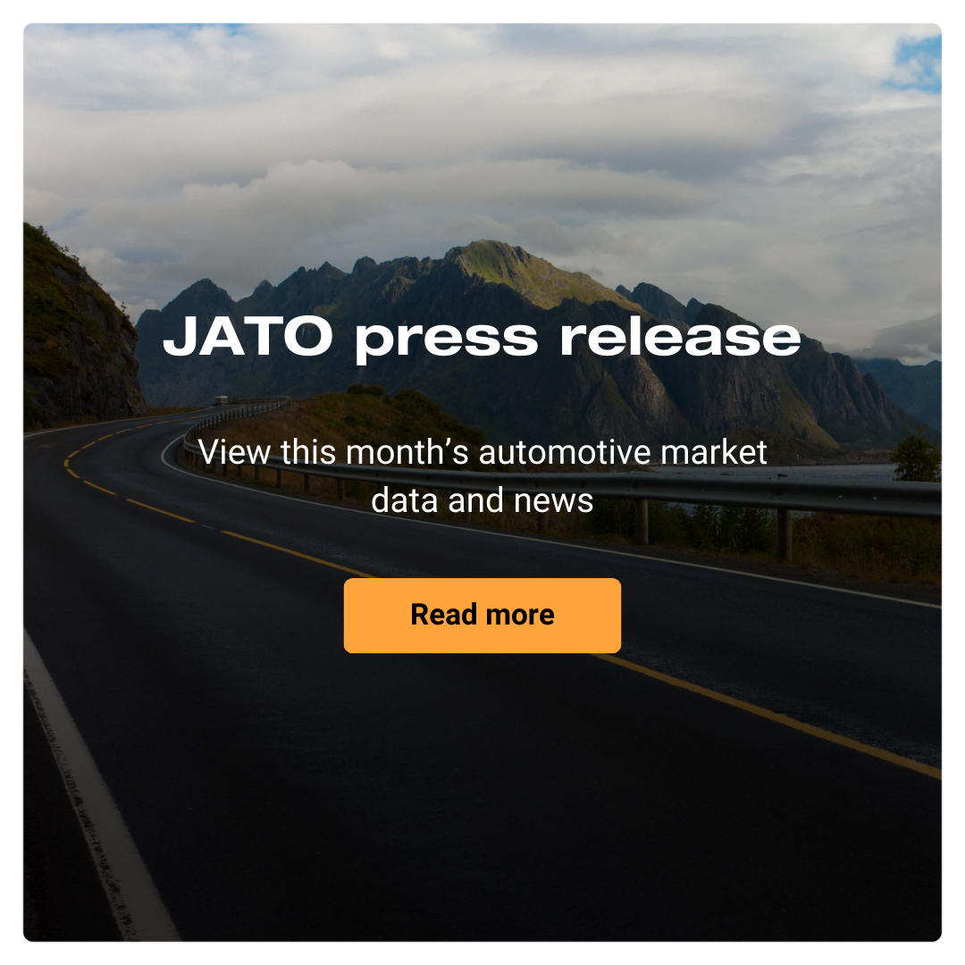 JATO Press Release: European car registrations up 63% in March 2021, still below pre-pandemic levels